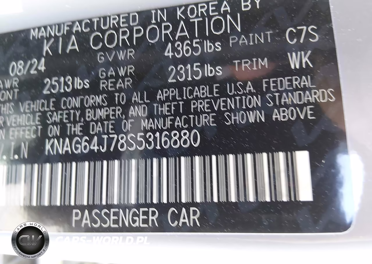 2025 Kia K5 Gt-Line VIN:KNAG64J78S5316880 - 9