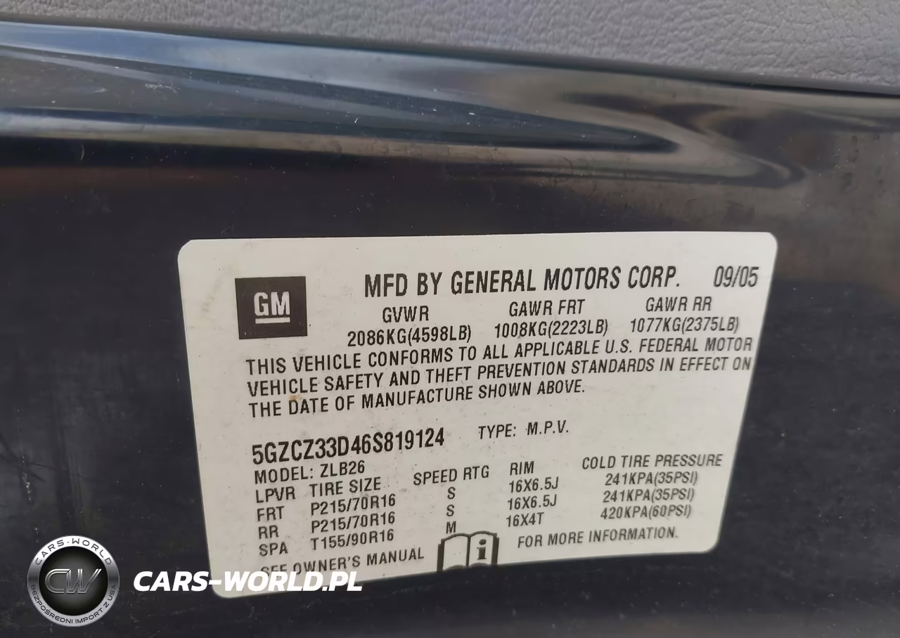 2006 Saturn Vue 4 Cyl VIN:5GZCZ33D46S819124 - 9