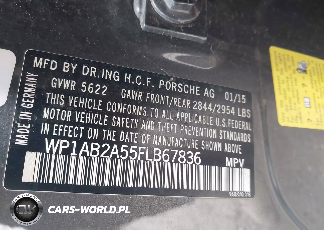 2015 Porsche Macan S VIN:WP1AB2A55FLB67836 - 9