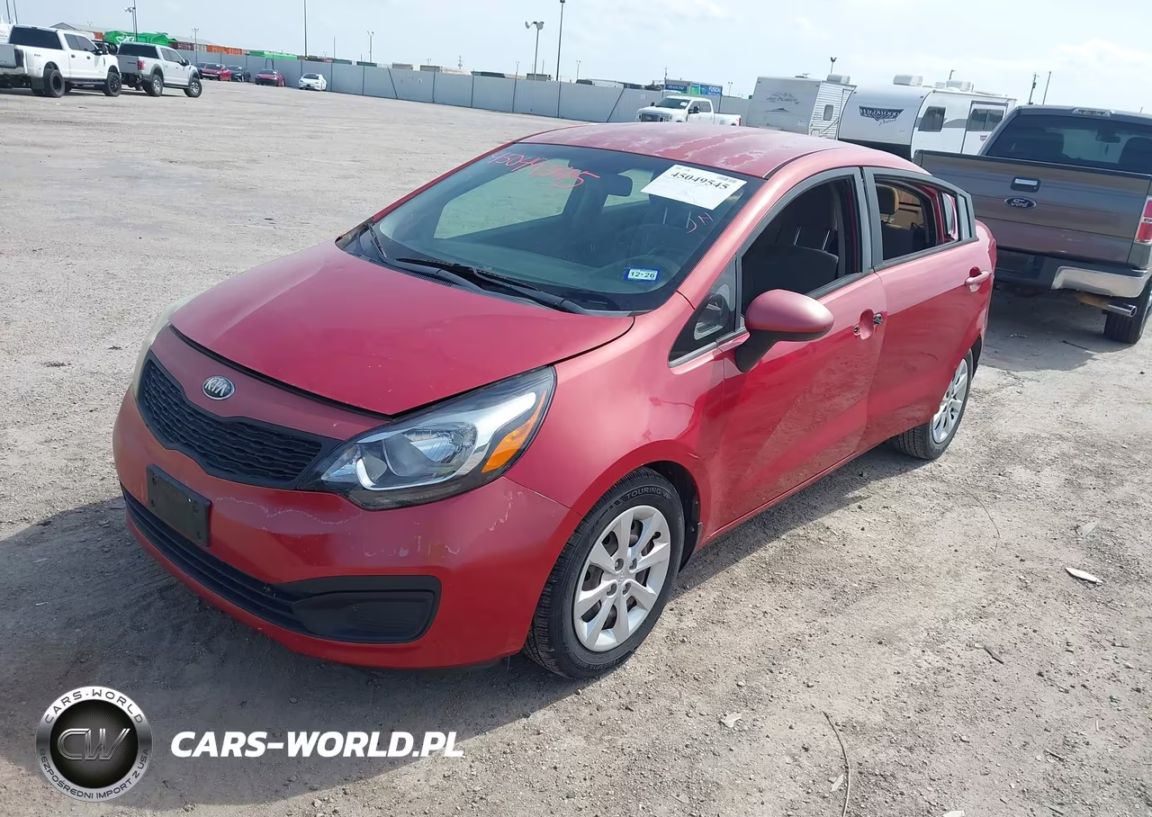 2014 Kia Rio Lx VIN:KNADM4A33E6363593 - 2