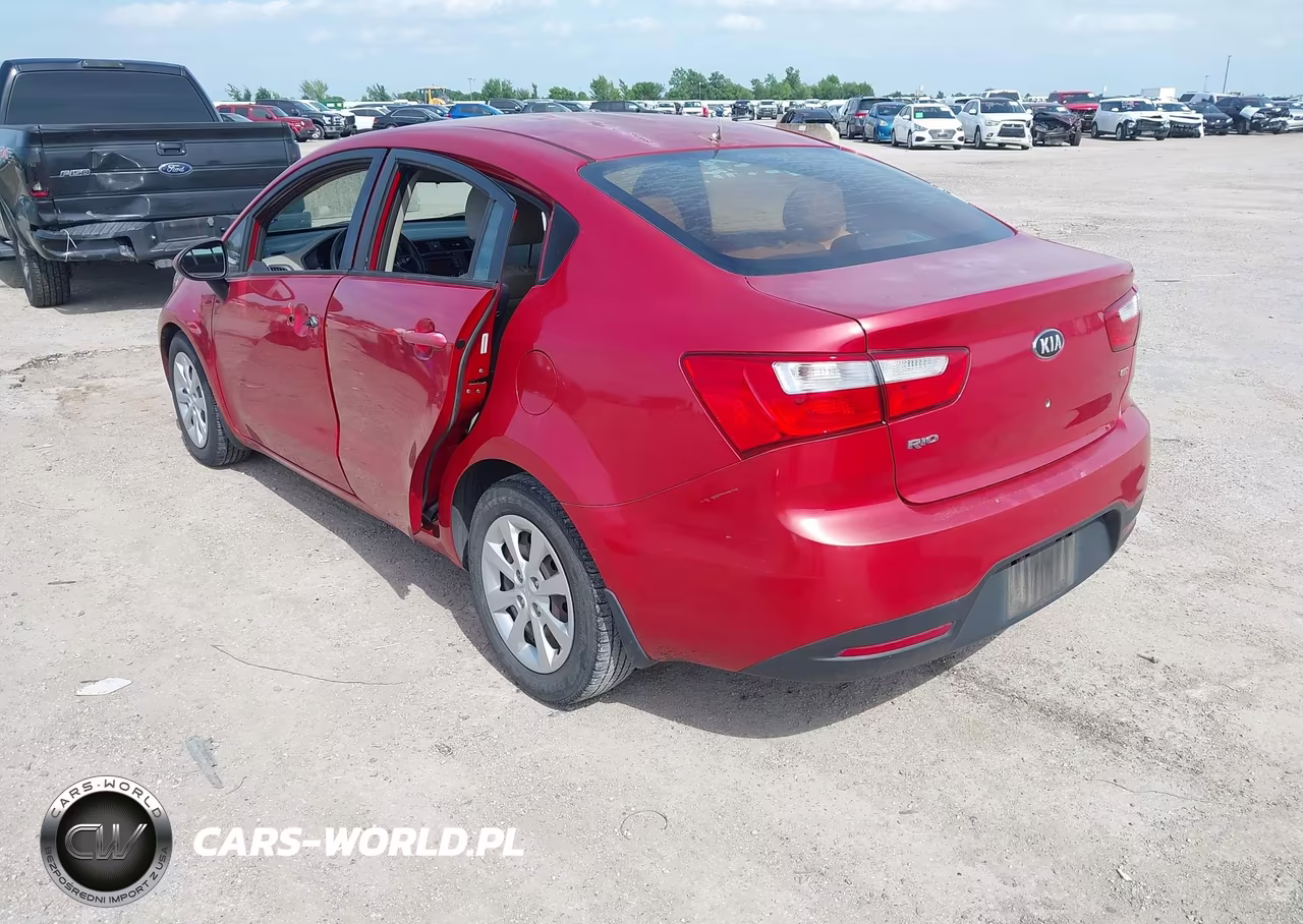 2014 Kia Rio Lx VIN:KNADM4A33E6363593 - 6