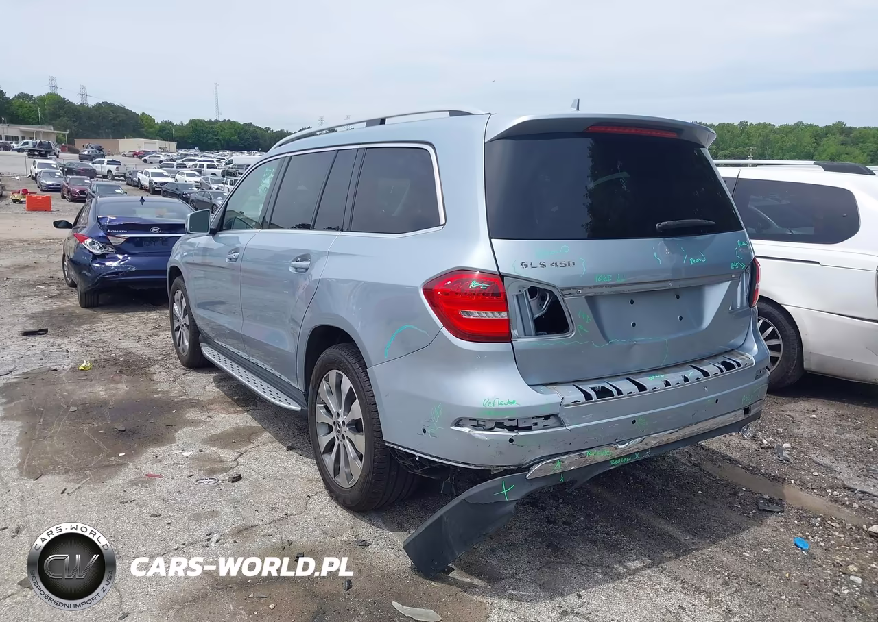 2018 Mercedes-Benz Gls 450 4Matic VIN:4JGDF6EE3JB037701 - 3