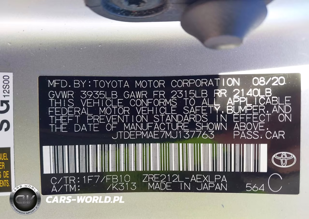 2021 Toyota Corolla Le VIN:JTDEPMAE7MJ137763 - 9