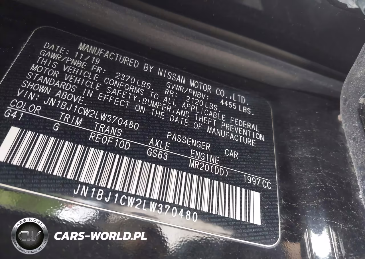2020 Nissan Rogue Sport Sv Awd Xtronic Cvt VIN:JN1BJ1CW2LW370480 - 9