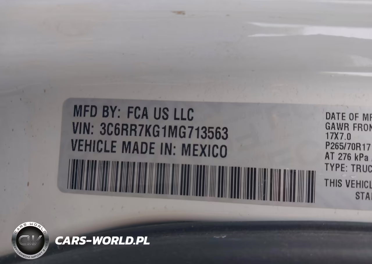 2021 Ram 1500 Classic Tradesman 4X4 5'7 Box VIN:3C6RR7KG1MG713563 - 9