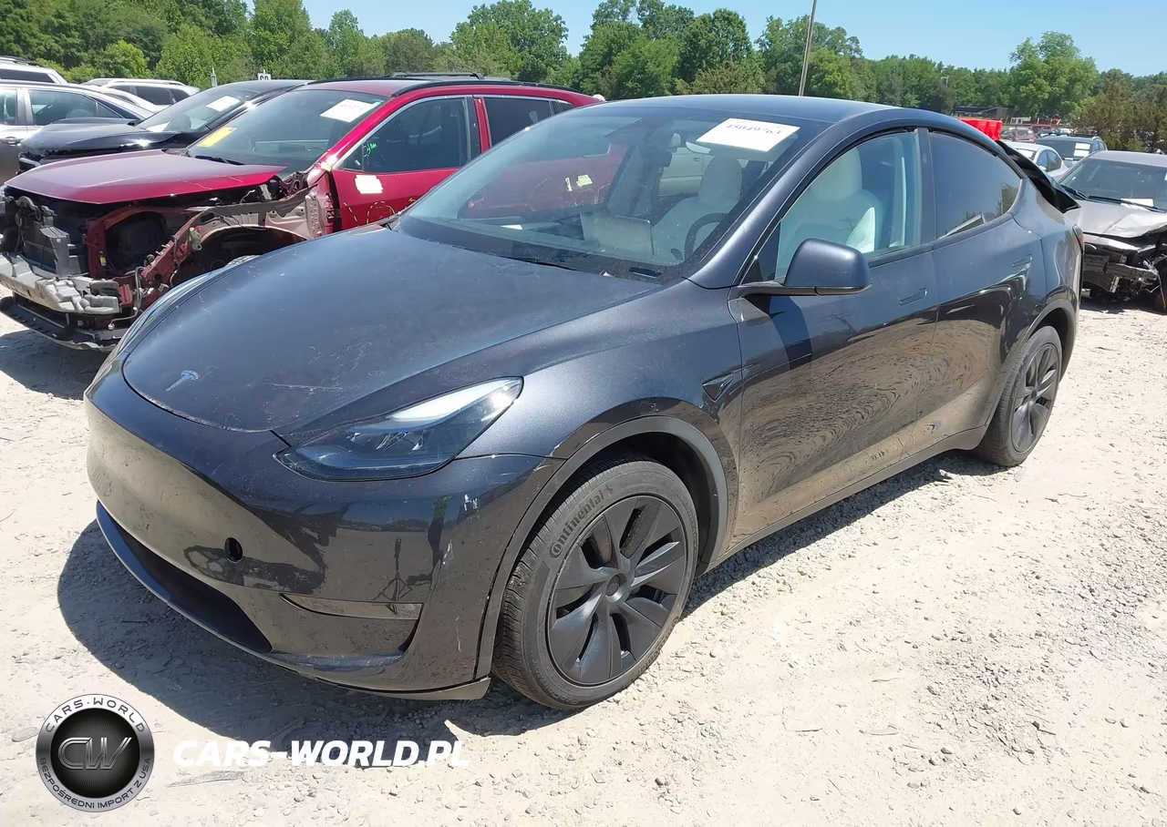 2025 Tesla Model Y Long Range Dual Motor All-Wheel Drive VIN:7SAYGAEE4SF230737 - 2