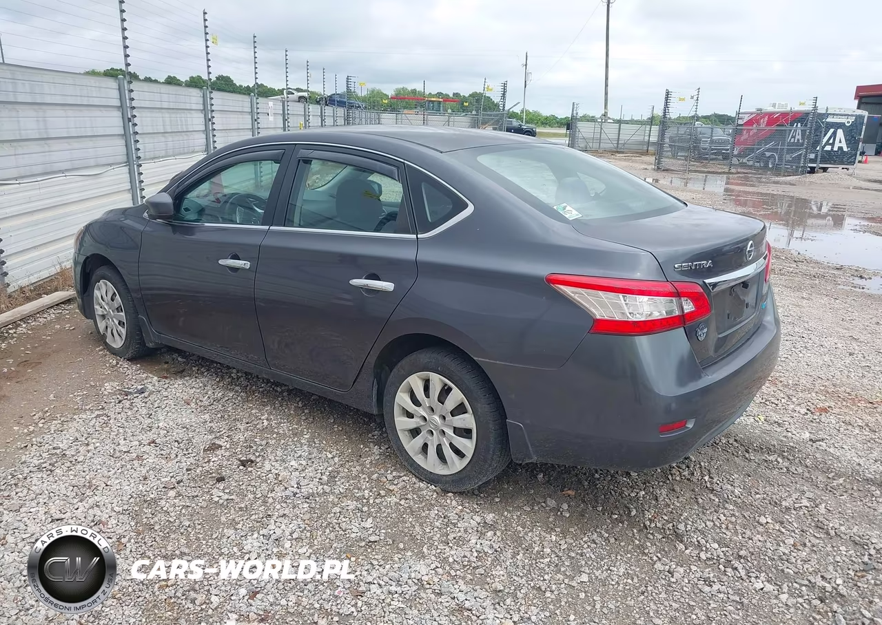 2013 Nissan Sentra Sv VIN:3N1AB7APXDL623107 - 3
