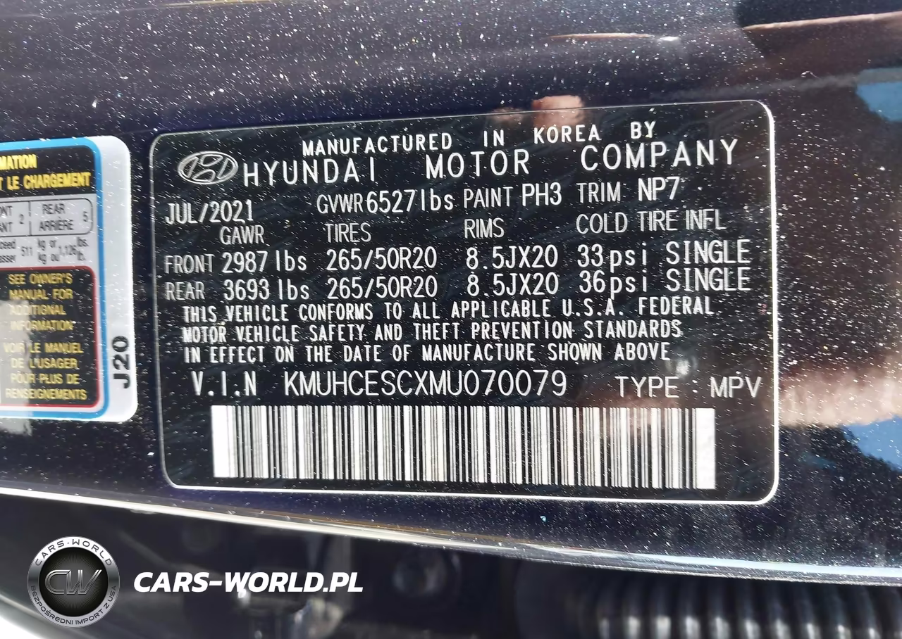 2021 Genesis Gv80 3.5T Awd Advanced VIN:KMUHCESCXMU070079 - 9