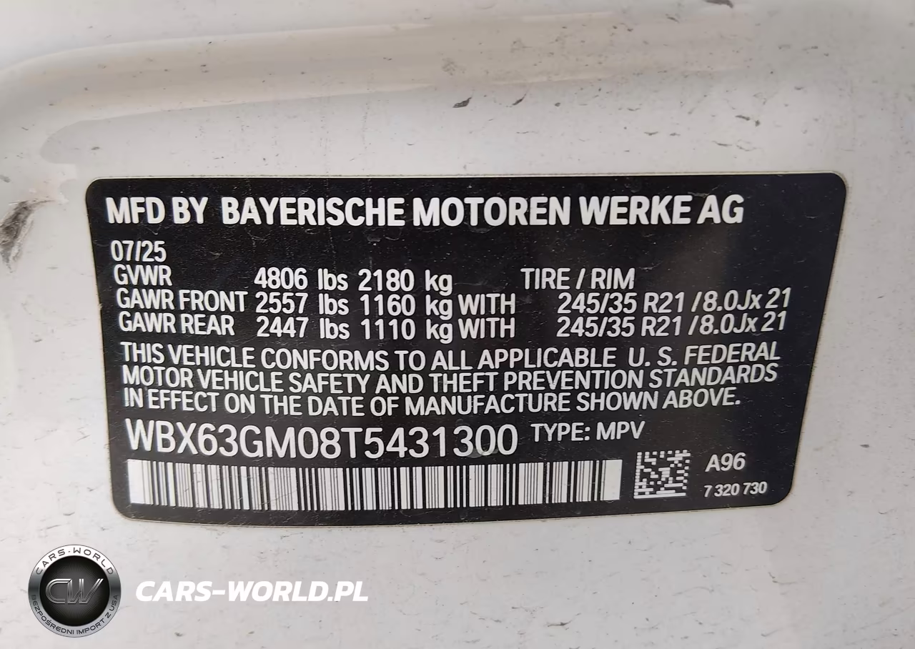 2026 BMW X2 xDrive28I VIN:WBX63GM08T5431300 - 9
