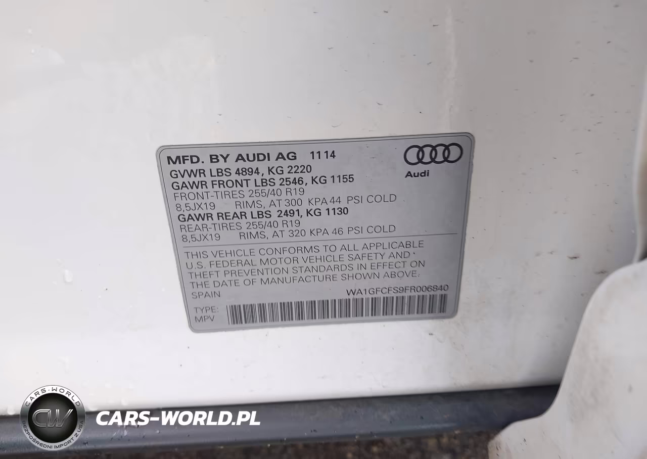 2015 Audi Q3 2.0T Premium Plus VIN:WA1GFCFS9FR006840 - 9