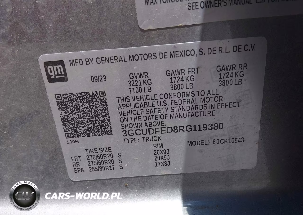 2024 Chevrolet Silverado 1500 4Wd Short Bed Lt Trail Boss VIN:3GCUDFED8RG119380 - 9