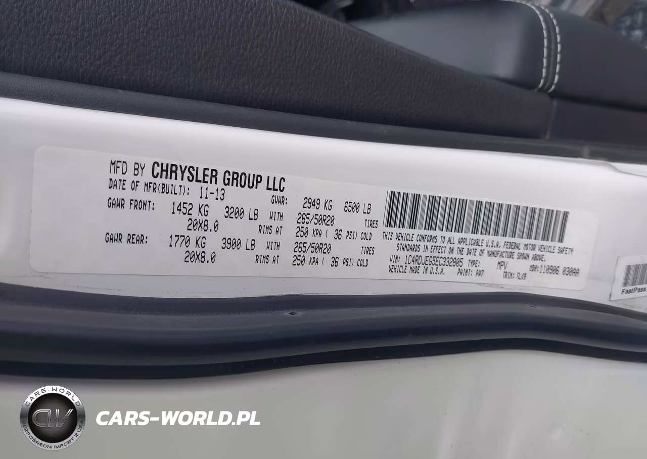 2014 Dodge Durango Citadel VIN:1C4RDJEG5EC332805 - 9