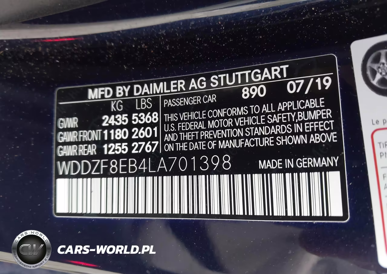 2020 Mercedes-Benz E 350 4Matic VIN:WDDZF8EB4LA701398 - 9