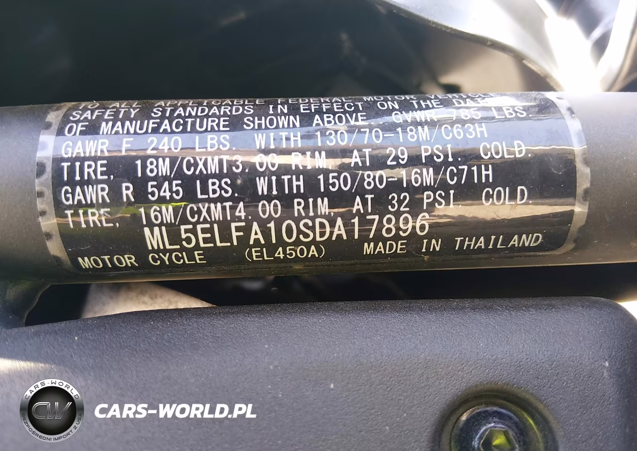 2025 Kawasaki El450 A VIN:ML5ELFA10SDA17896 - 10