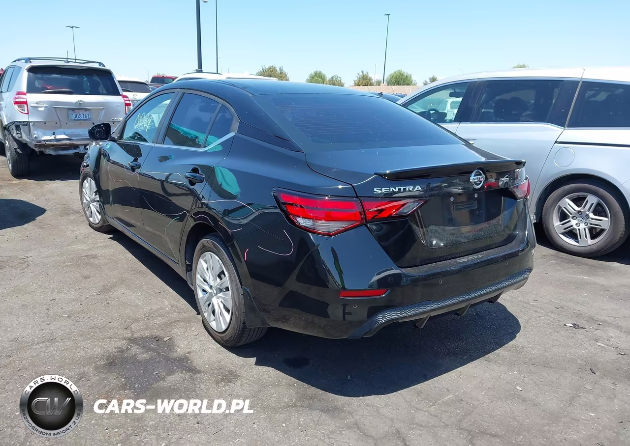 2020 Nissan Sentra S Xtronic Cvt VIN:3N1AB8BV6LY258123 - 3