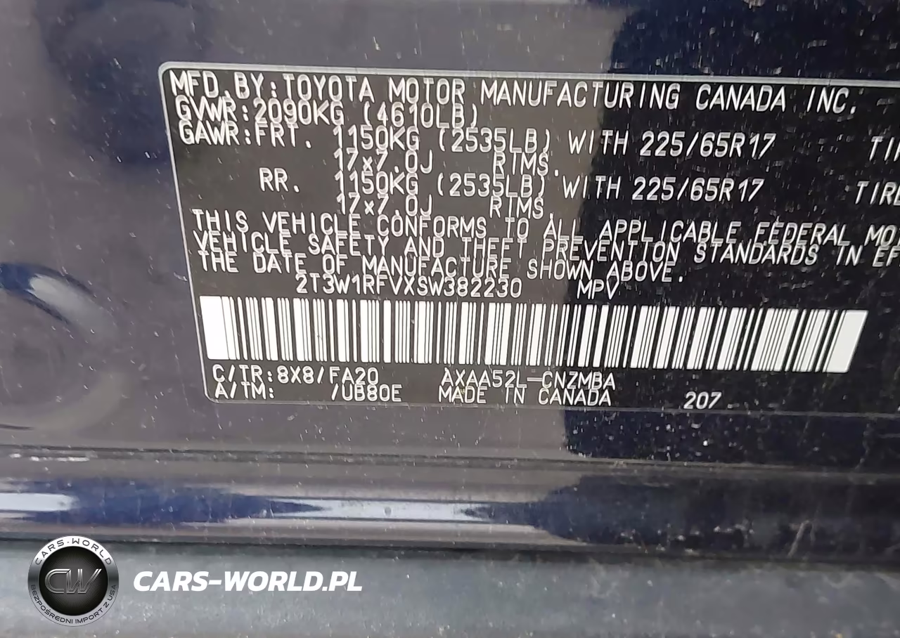 2025 Toyota Rav4 Xle VIN:2T3W1RFVXSW382230 - 9