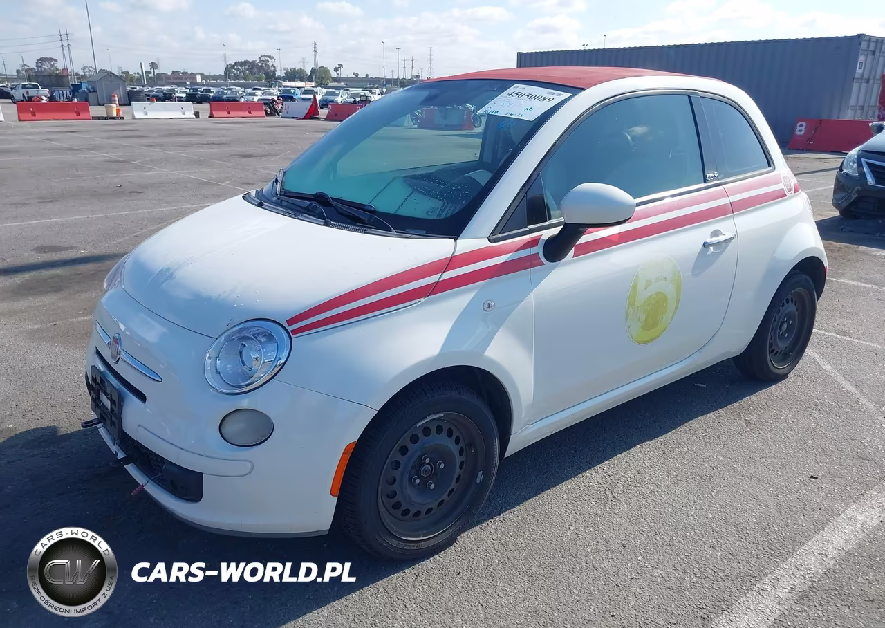2012 Fiat 500C Pop VIN:3C3CFFDR6CT206023 - 2