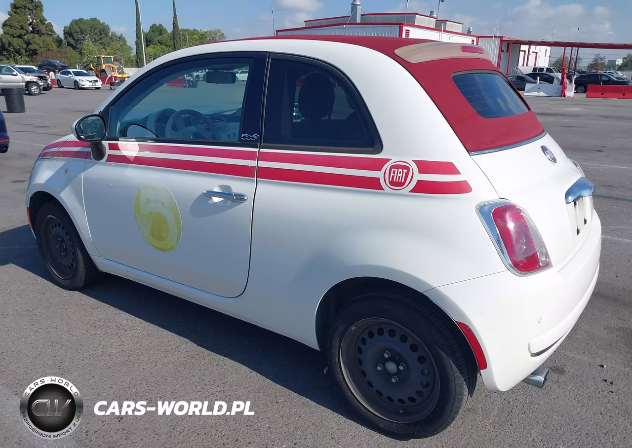 2012 Fiat 500C Pop VIN:3C3CFFDR6CT206023 - 3