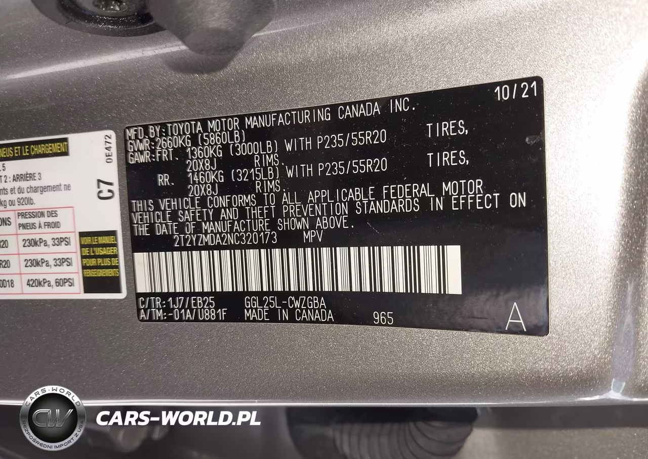 2022 Lexus Rx 350 F Sport Handling VIN:2T2YZMDA2NC320173 - 9