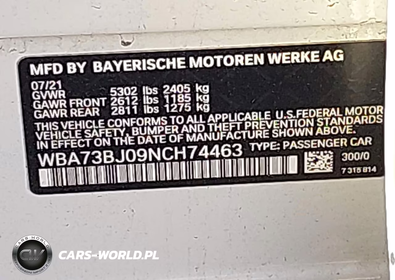 2022 BMW 540 I xDrive VIN:WBA73BJ09NCH74463 - 9