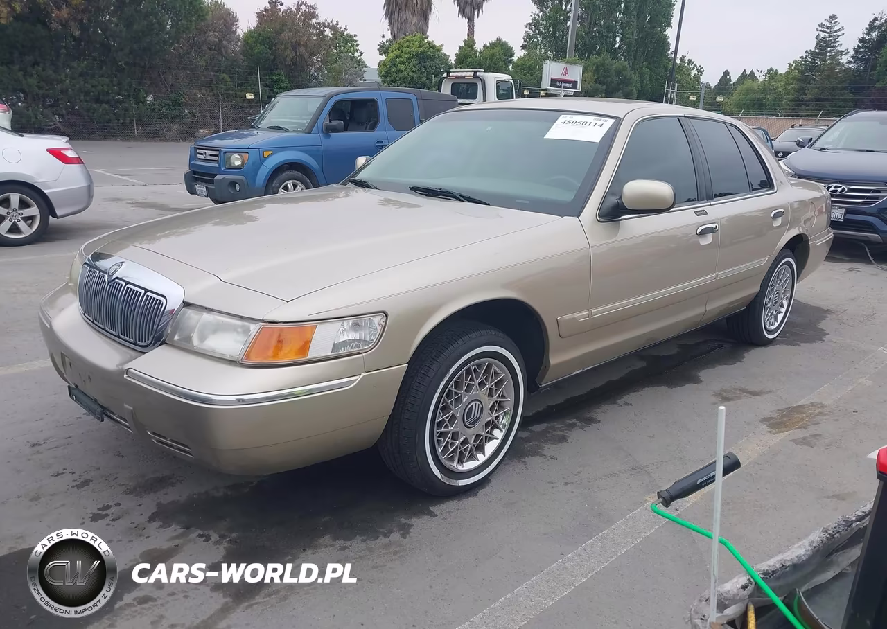 2000 Mercury Grand Marquis Gs VIN:2MEFM74W3YX737498 - 2