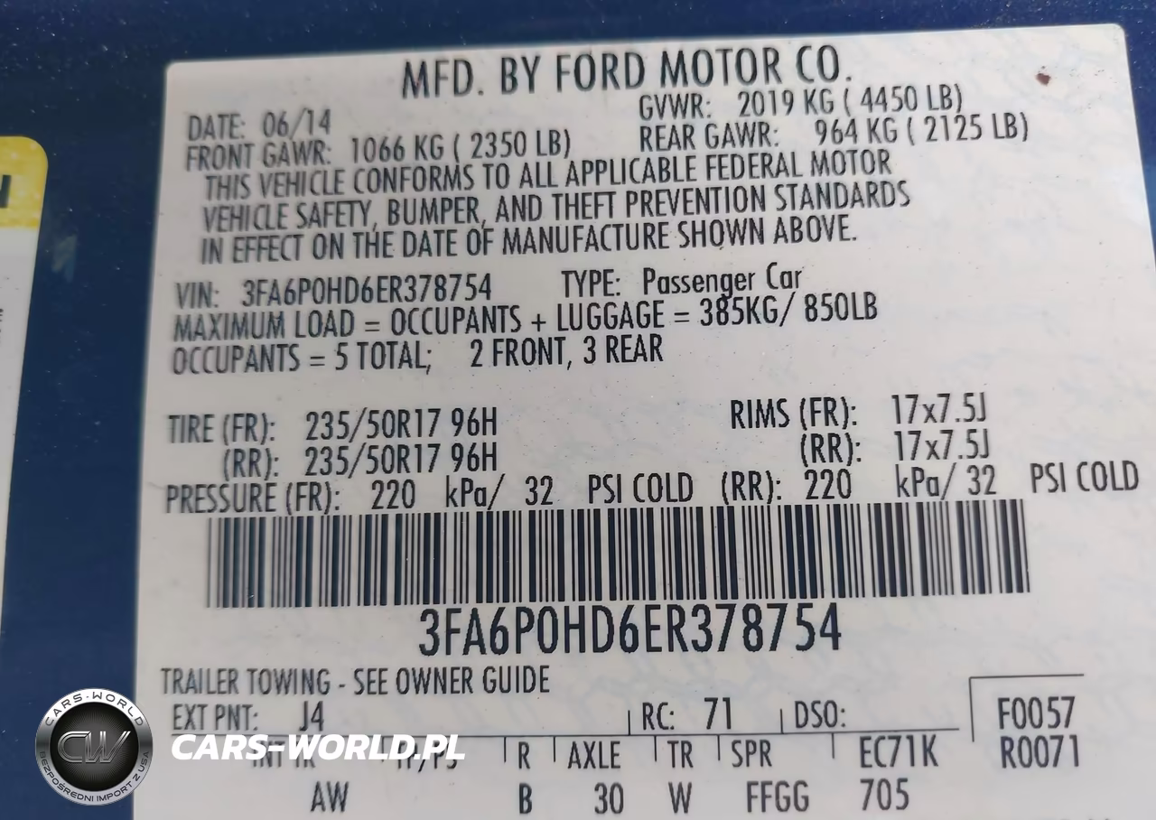2014 Ford Fusion Se VIN:3FA6P0HD6ER378754 - 9
