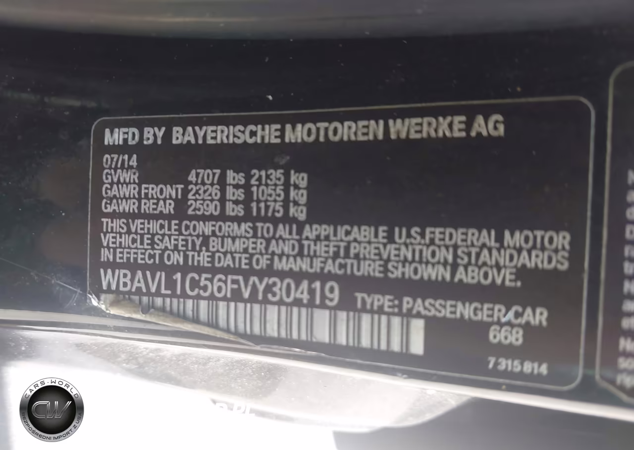 2015 BMW X1 xDrive28I VIN:WBAVL1C56FVY30419 - 9