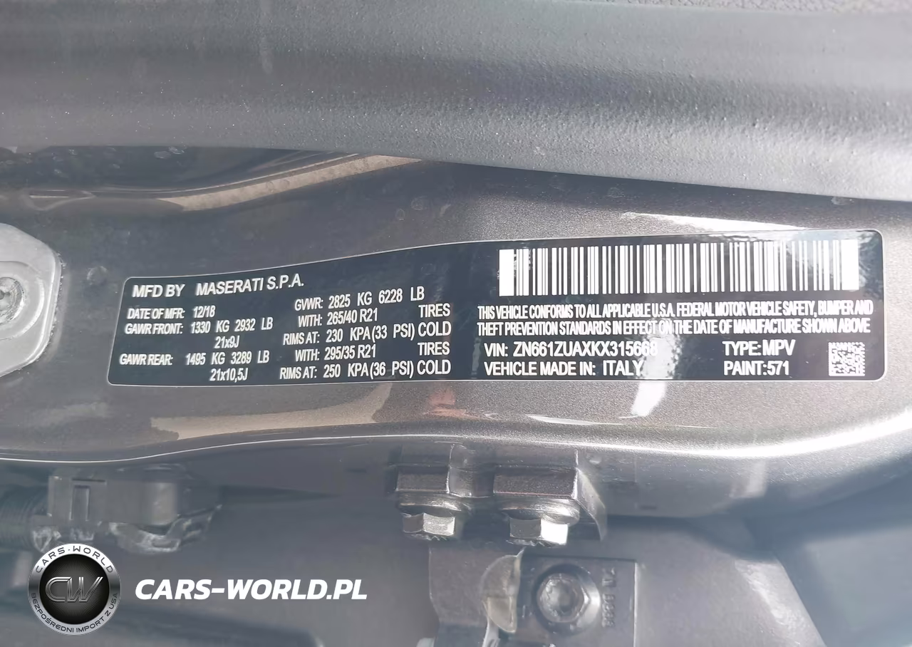 2019 Maserati Levante Gts-Trofeo VIN:ZN661ZUAXKX315668 - 9