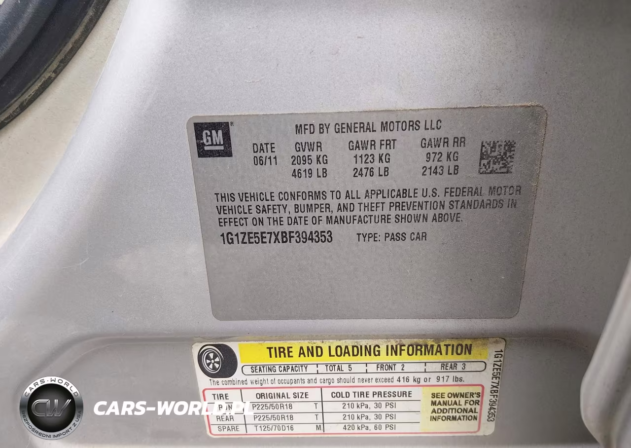 2011 Chevrolet Malibu Ltz VIN:1G1ZE5E7XBF394353 - 9