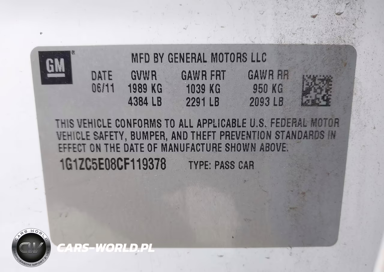 2012 Chevrolet Malibu 1Lt VIN:1G1ZC5E08CF119378 - 9