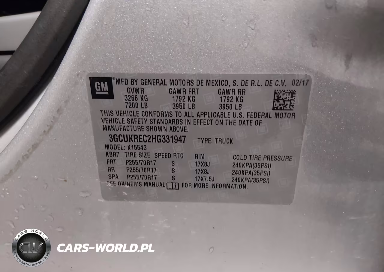 2017 Chevrolet Silverado 1500 1Lt VIN:3GCUKREC2HG331947 - 9