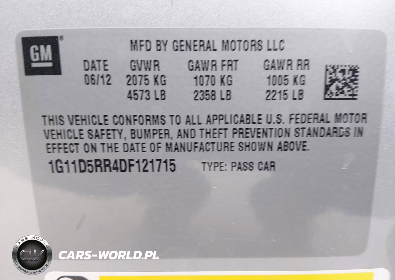 2013 Chevrolet Malibu Eco VIN:1G11D5RR4DF121715 - 9