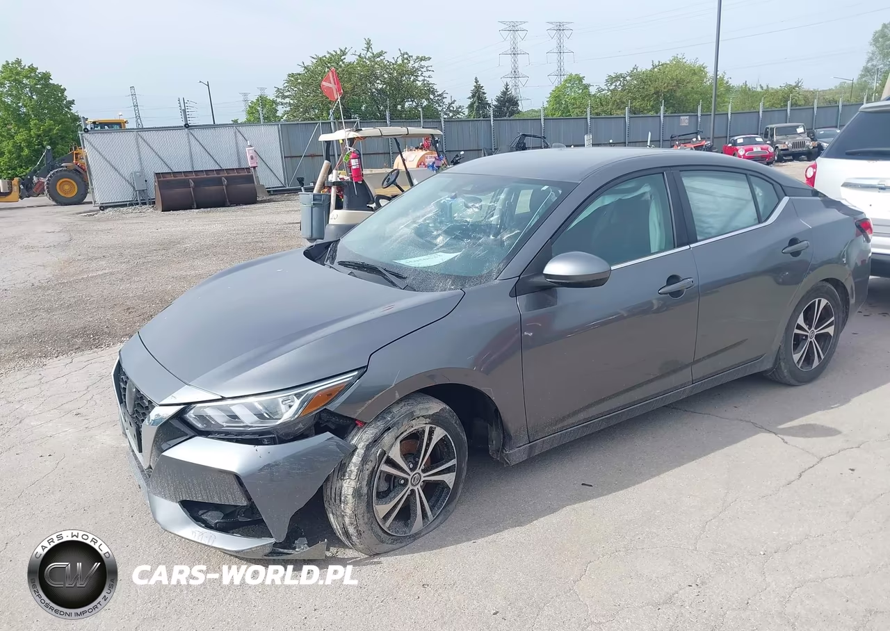 2021 Nissan Sentra Sv Xtronic Cvt VIN:3N1AB8CV4MY287281 - 2