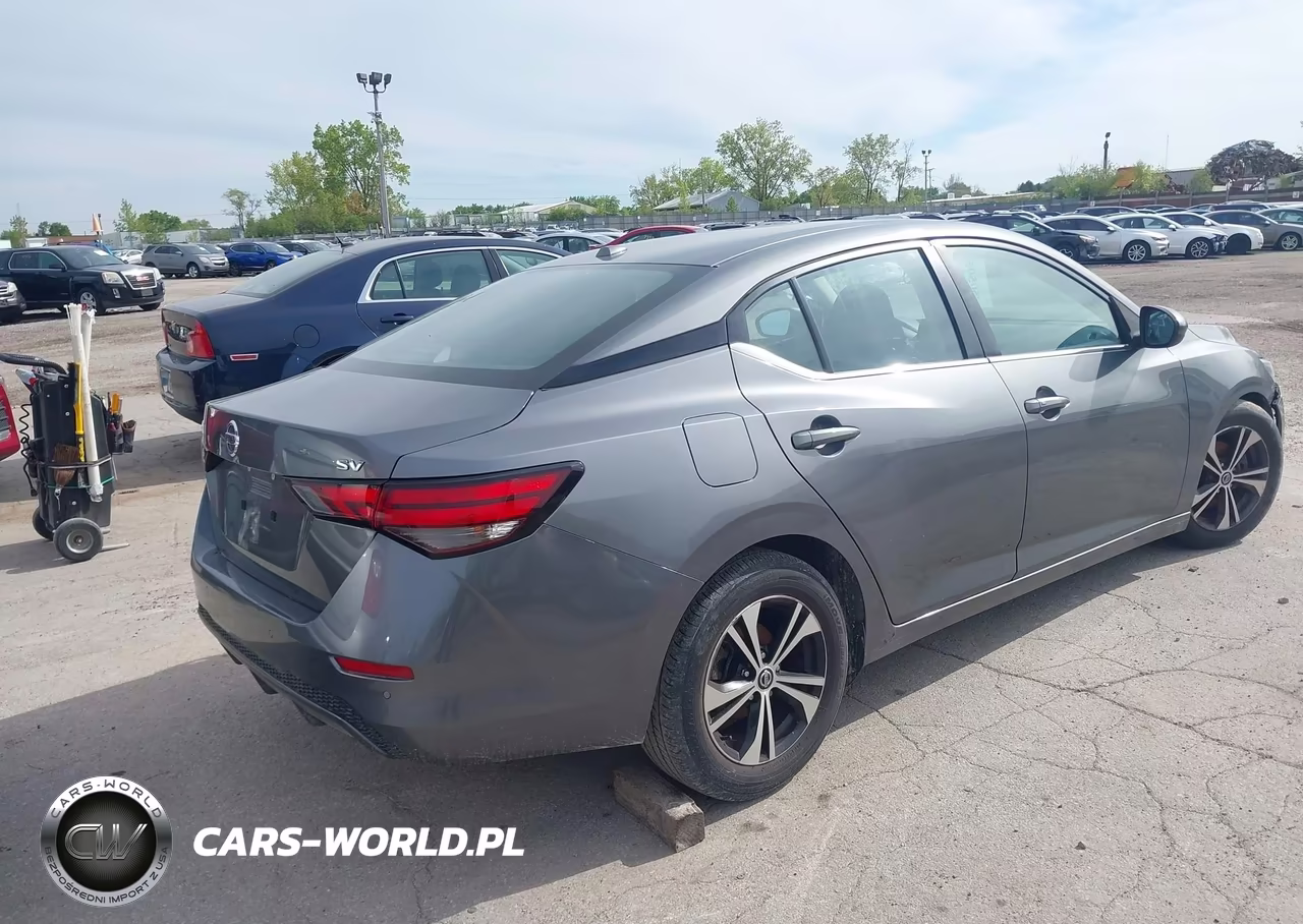 2021 Nissan Sentra Sv Xtronic Cvt VIN:3N1AB8CV4MY287281 - 4