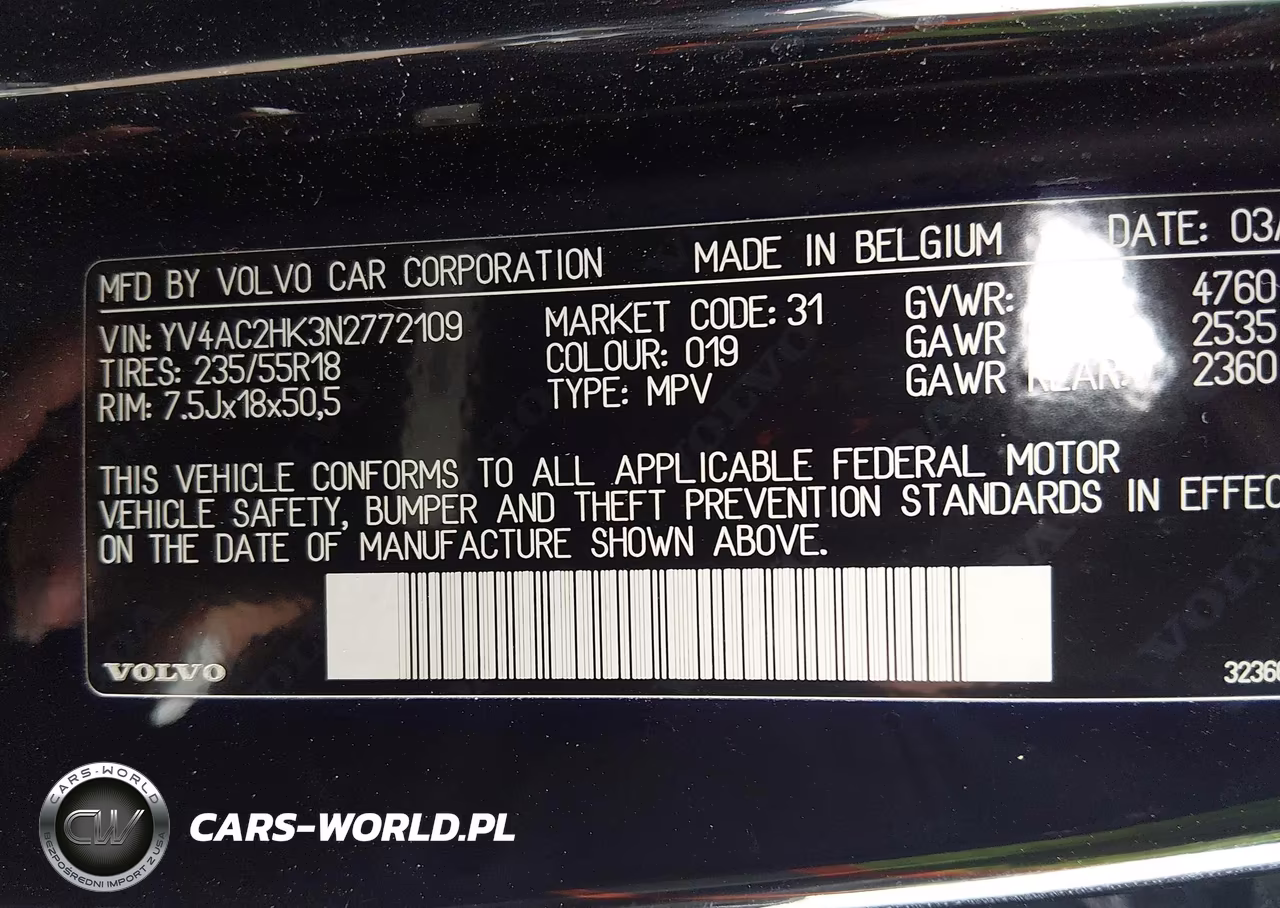 2022 Volvo Xc40 T4 Momentum VIN:YV4AC2HK3N2772109 - 9