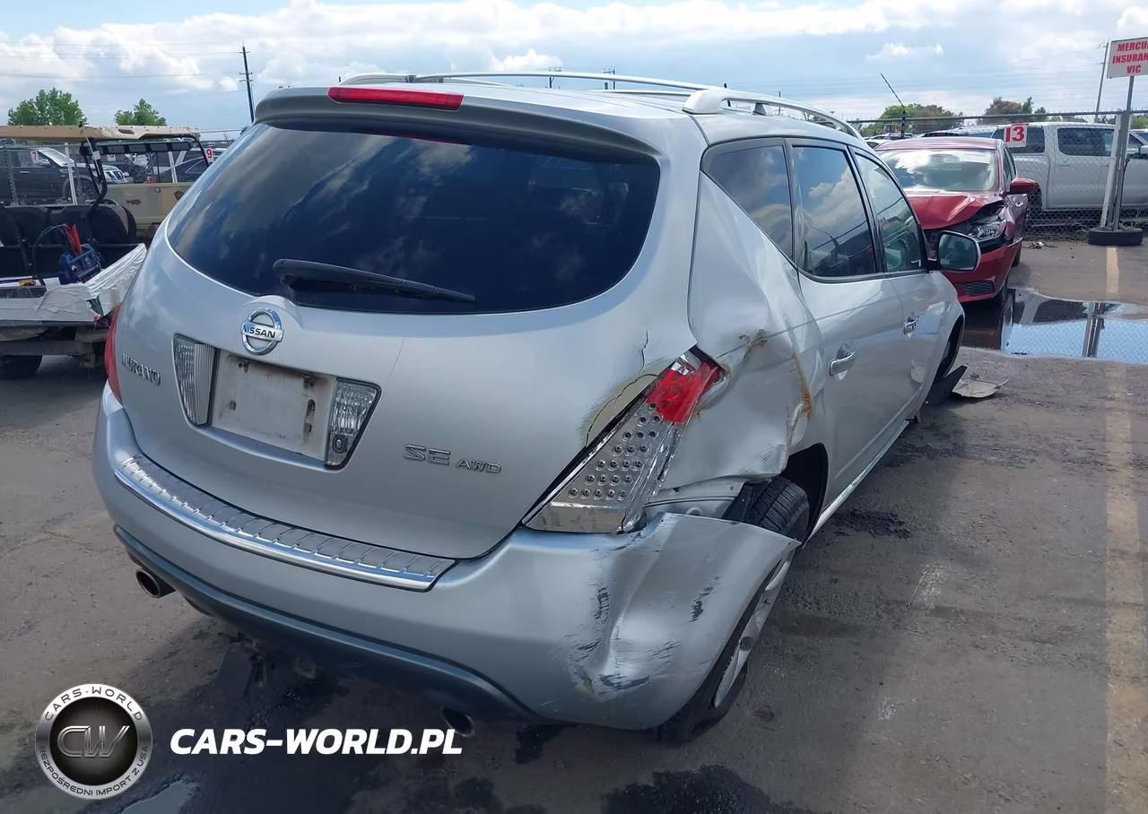2006 Nissan Murano Se VIN:JN8AZ08W86W506334 - 4