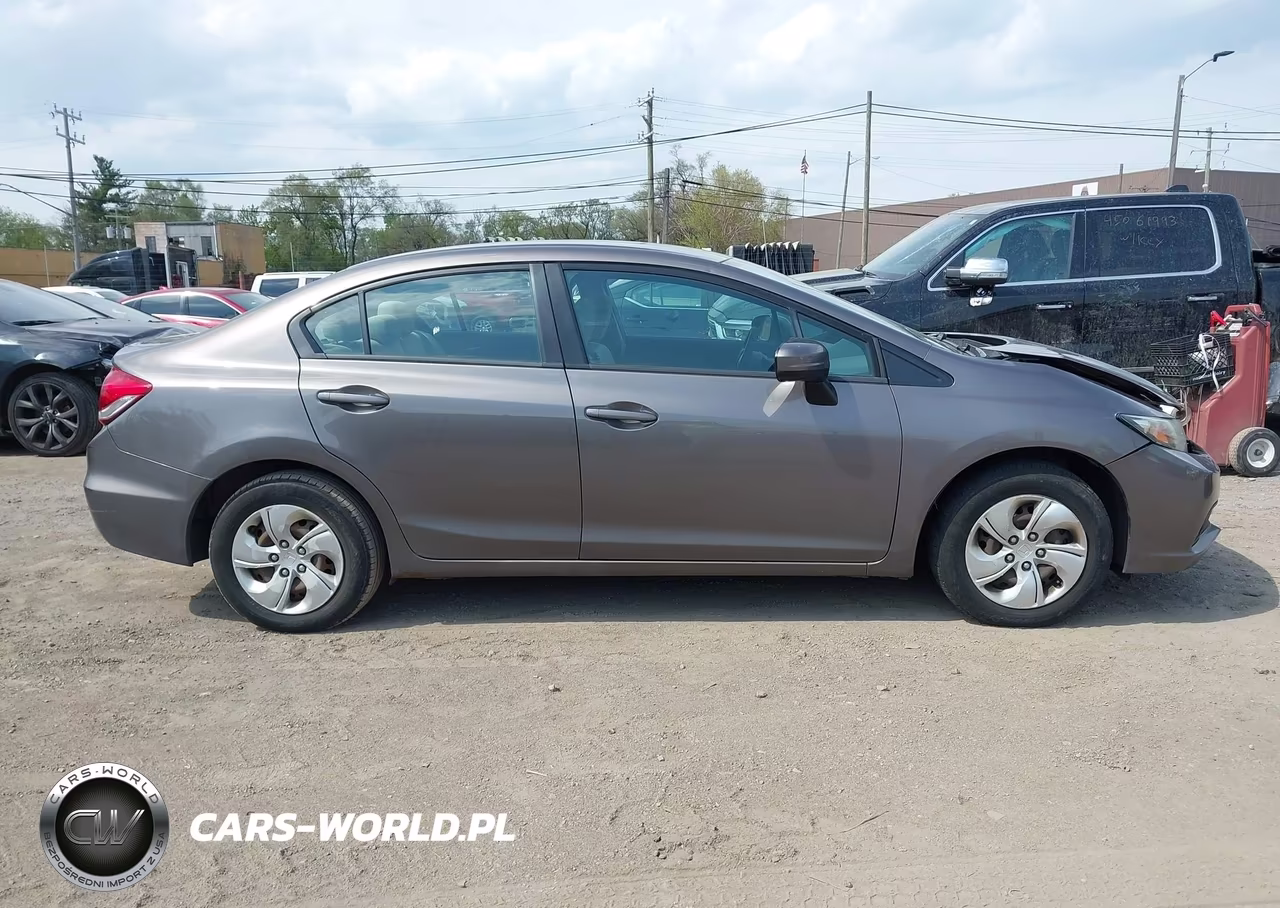 2014 Honda Civic Lx VIN:19XFB2F53EE030529 - 13