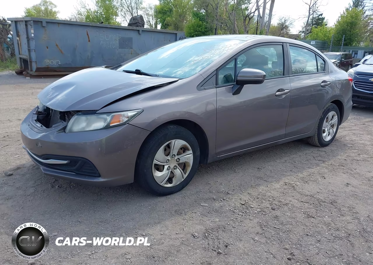 2014 Honda Civic Lx VIN:19XFB2F53EE030529 - 2
