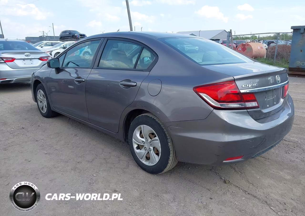 2014 Honda Civic Lx VIN:19XFB2F53EE030529 - 3