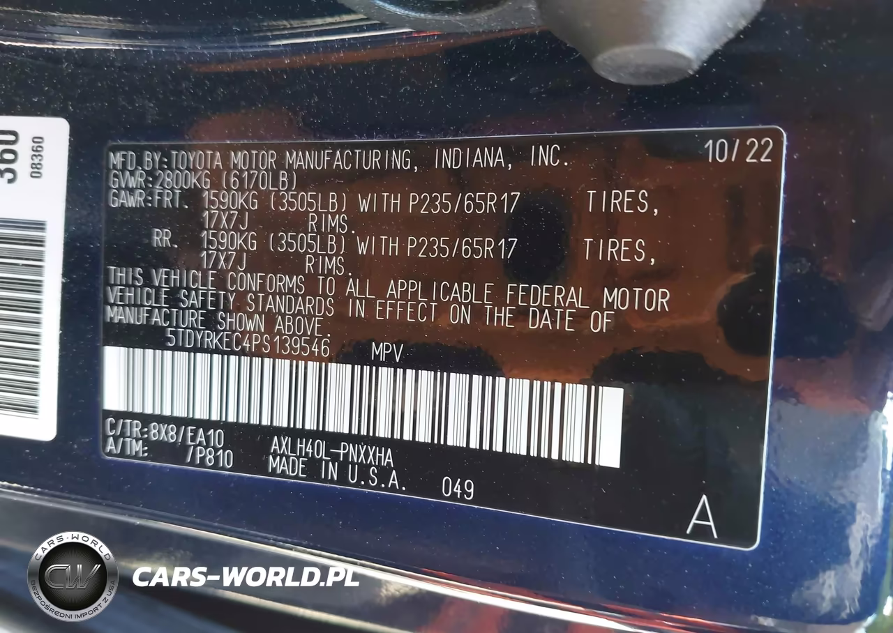 2023 Toyota Sienna Xle VIN:5TDYRKEC4PS139546 - 9