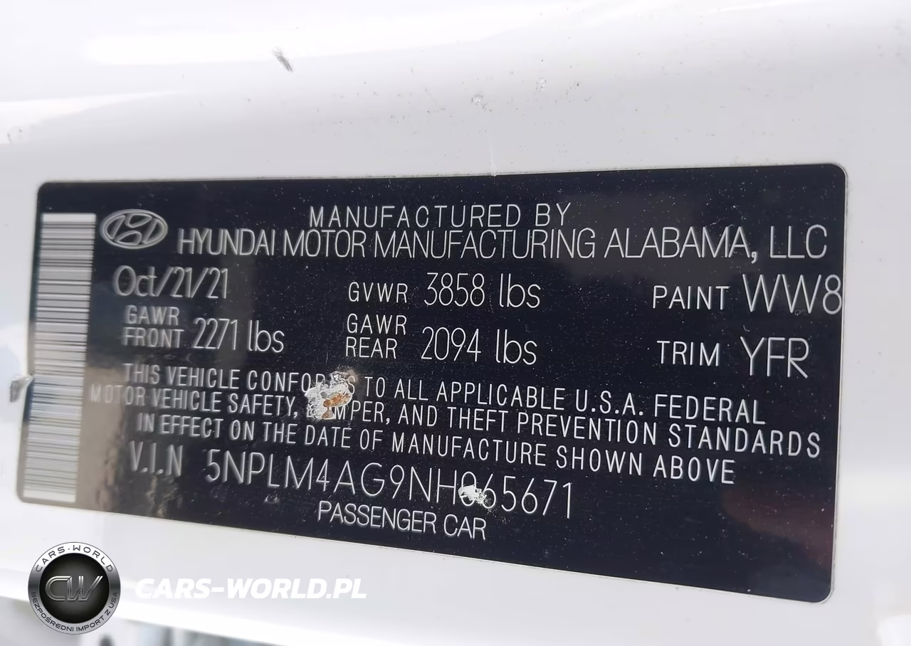 2022 Hyundai Elantra Sel VIN:5NPLM4AG9NH065671 - 9