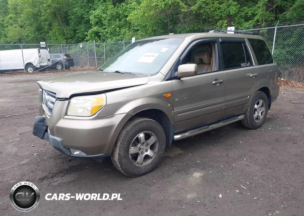 2008 Honda Pilot Ex-L VIN:5FNYF18638B038836 - 2