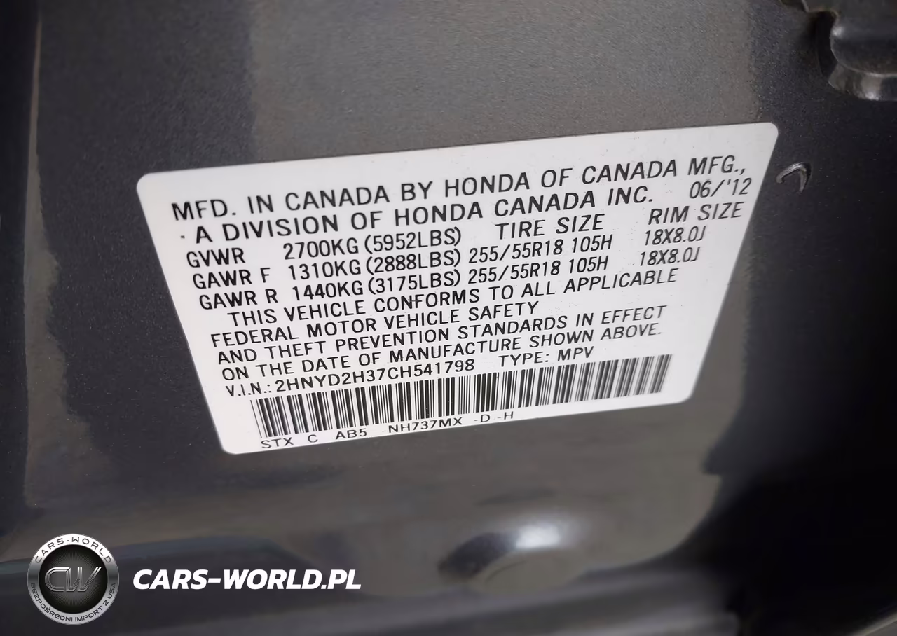 2012 Acura Mdx Technology Package VIN:2HNYD2H37CH541798 - 9