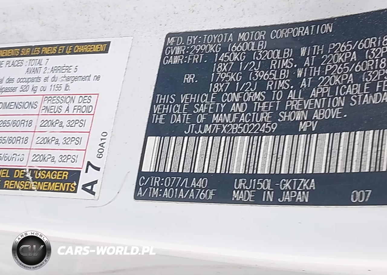 2011 Lexus Gx 460 Premium VIN:JTJJM7FX2B5022459 - 9