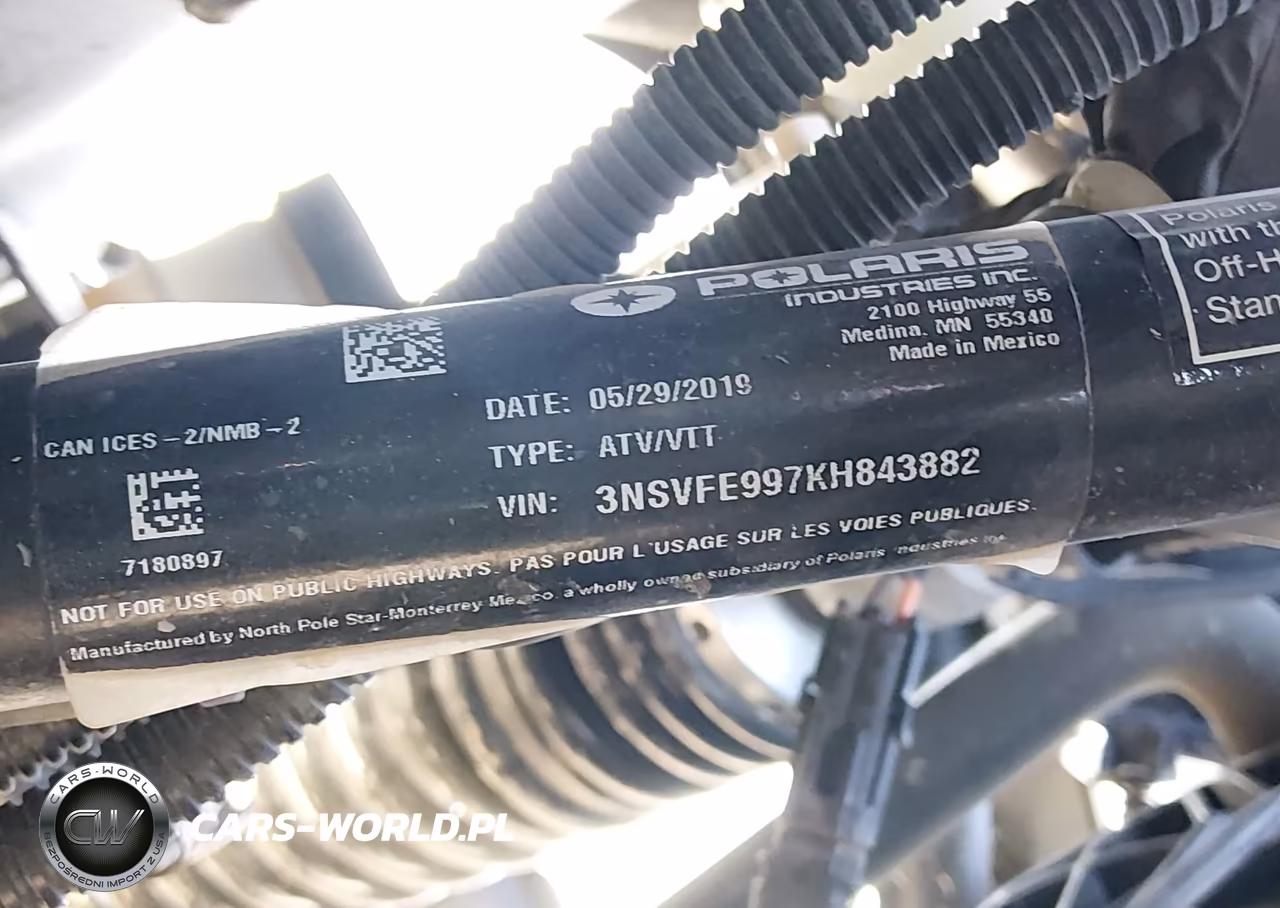2019 Polaris Rzr Xp 4 1000 Eps VIN:3NSVFE997KH843882 - 10