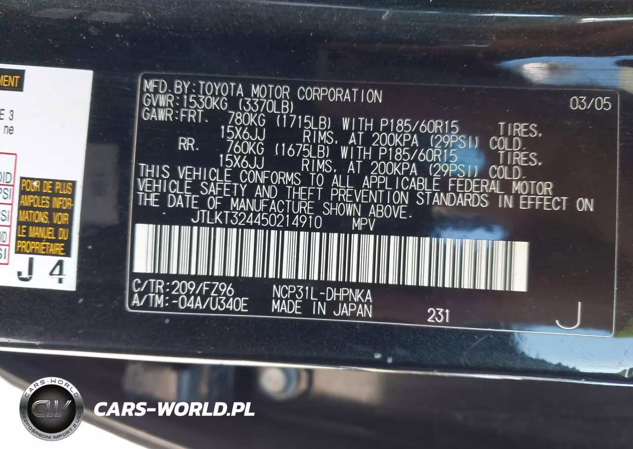 2005 Scion Xb VIN:JTLKT324450214910 - 9