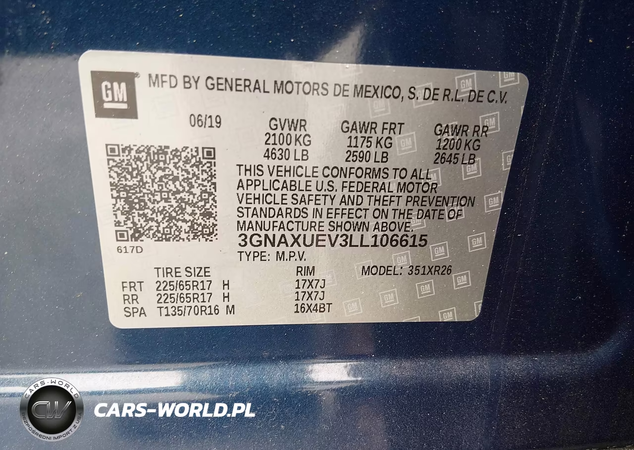 2020 Chevrolet Equinox Awd Lt 1.5L Turbo VIN:3GNAXUEV3LL106615 - 9