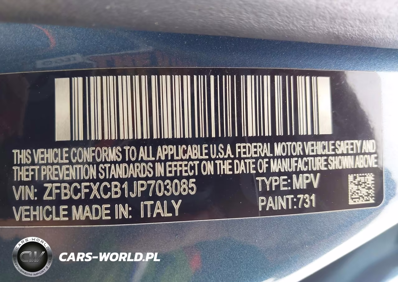 2018 Fiat 500X Urbana Fwd VIN:ZFBCFXCB1JP703085 - 9