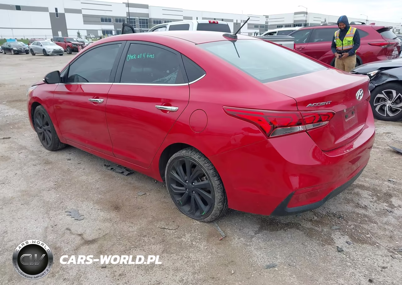 2022 Hyundai Accent Limited VIN:3KPC34A60NE188256 - 3