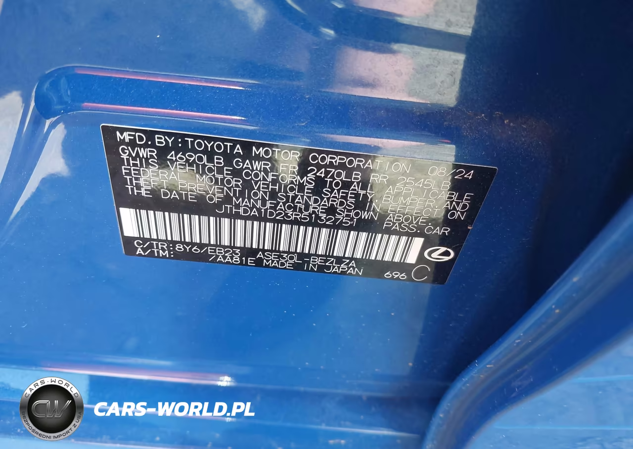2024 Lexus Is 300 VIN:JTHDA1D23R5132751 - 9